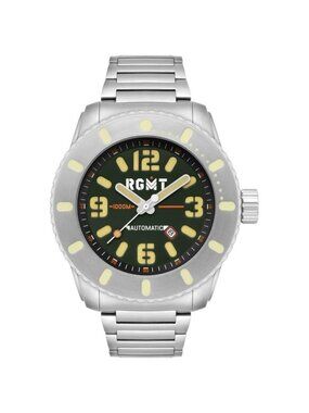 NWT Rgmt All Brite Automatic Silver Dial Men's Watch